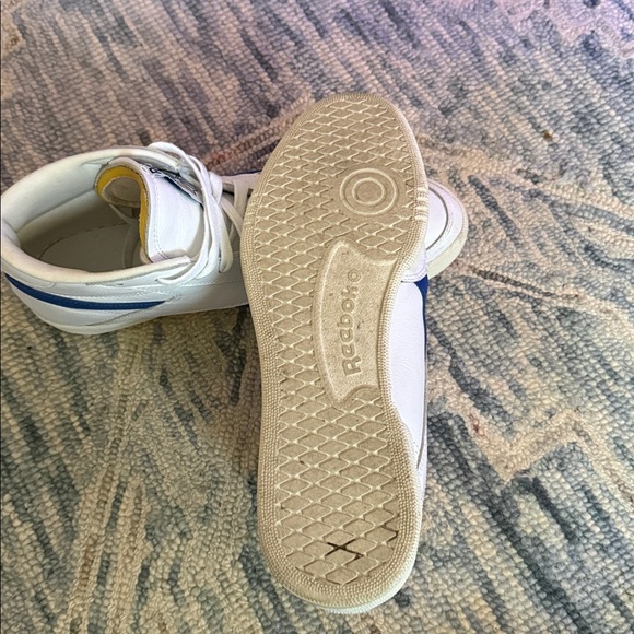 Reebok Club C Hi HR0670 Universal Men Sneakers White/Blue Size 12 - Picture 11 of 11